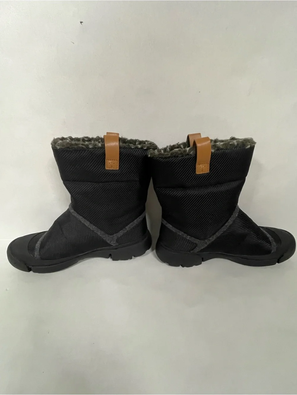 CLARKS | Tri Aspen GoreTex GTX Women's Black Winter Pull-On Fur-Lined Boots | 7